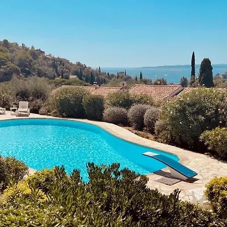 Maison Provencale Tres Belle Vue Mer Sur Golfe De St-tropez *